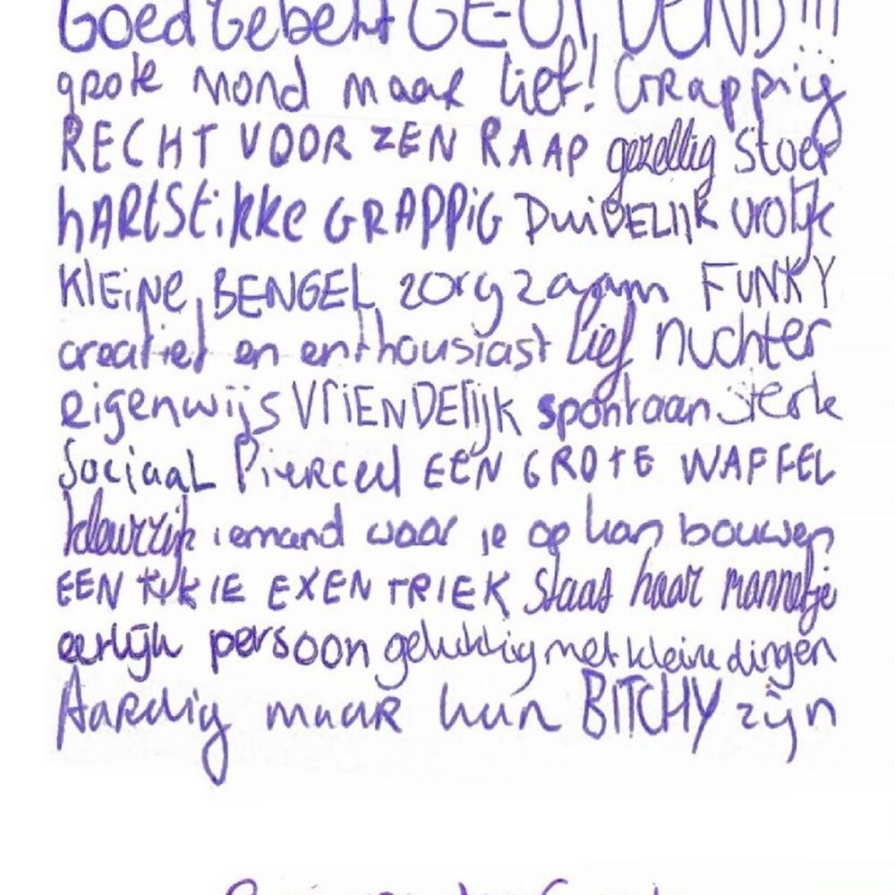 Geschreven Zelfportret