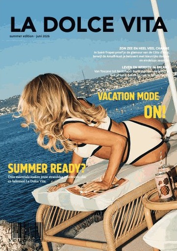 Magazinecover van een cursist, gemaakt in InDesign