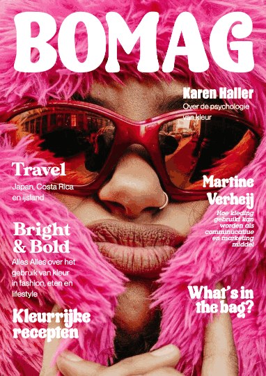 Magazinecover van een cursist, gemaakt in InDesign