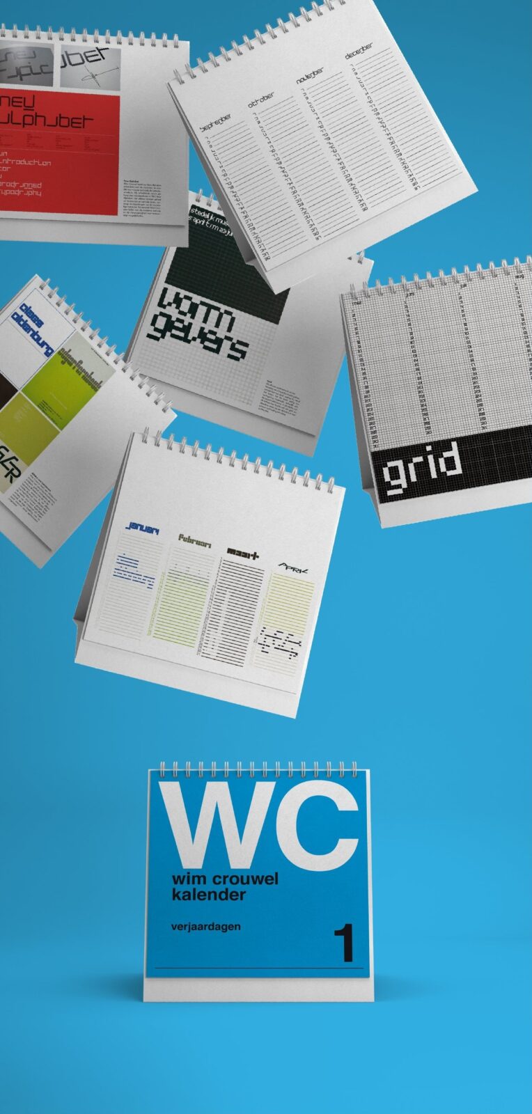 WC kalender – ontwerp door Buro Reni