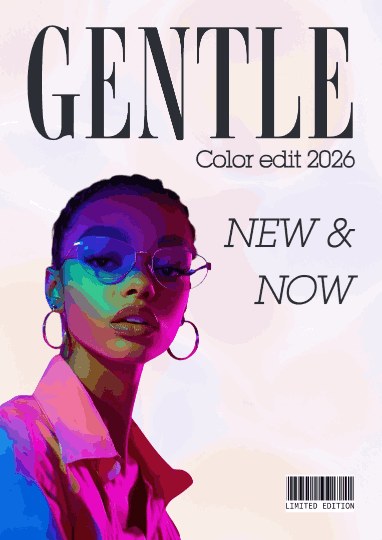 Magazinecover van een cursist, gemaakt in InDesign